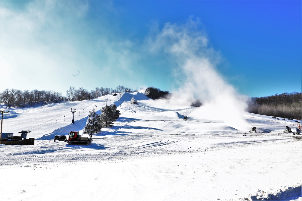 January 2018 operations at Fort McCoy's Whitetail Ridge Ski Area