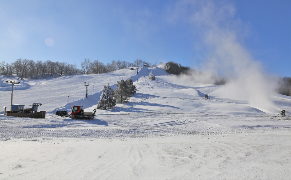 January 2018 operations at Fort McCoy's Whitetail Ridge Ski Area