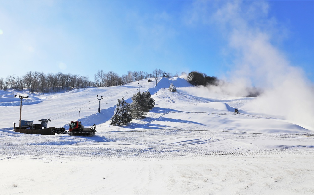 January 2018 operations at Fort McCoy's Whitetail Ridge Ski Area