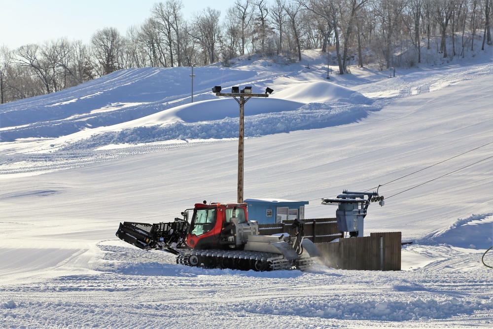 January 2018 operations at Fort McCoy's Whitetail Ridge Ski Area