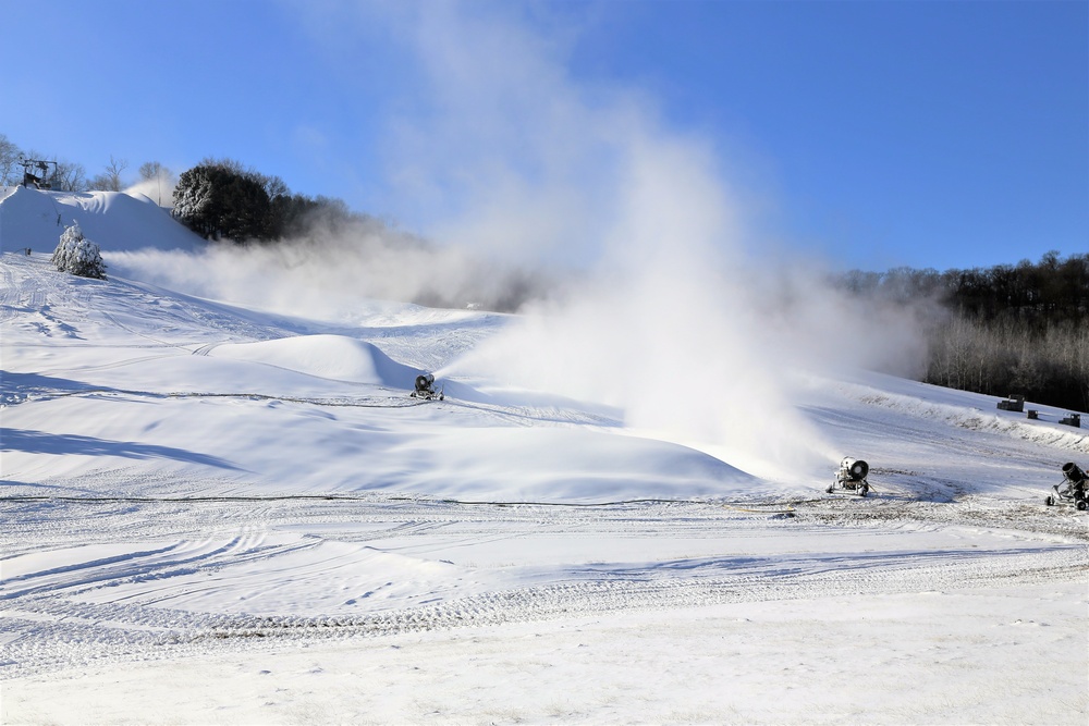 January 2018 operations at Fort McCoy's Whitetail Ridge Ski Area