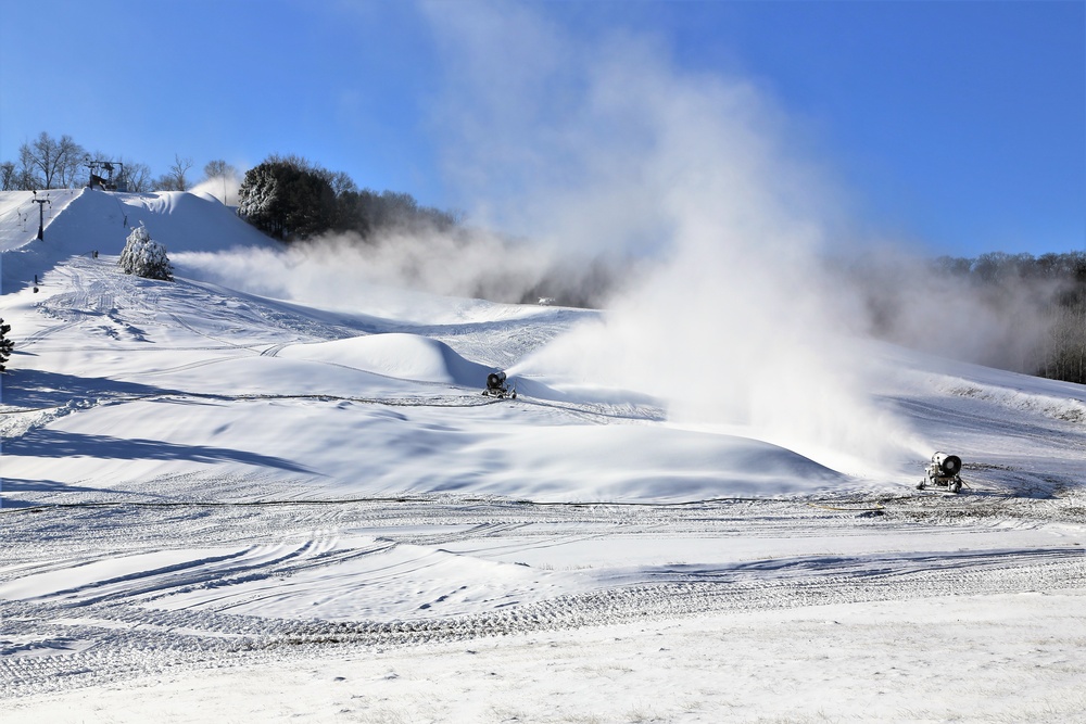 January 2018 operations at Fort McCoy's Whitetail Ridge Ski Area