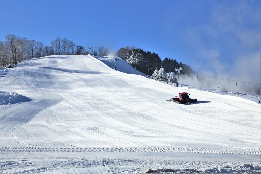 January 2018 operations at Fort McCoy's Whitetail Ridge Ski Area