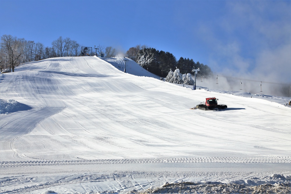 January 2018 operations at Fort McCoy's Whitetail Ridge Ski Area