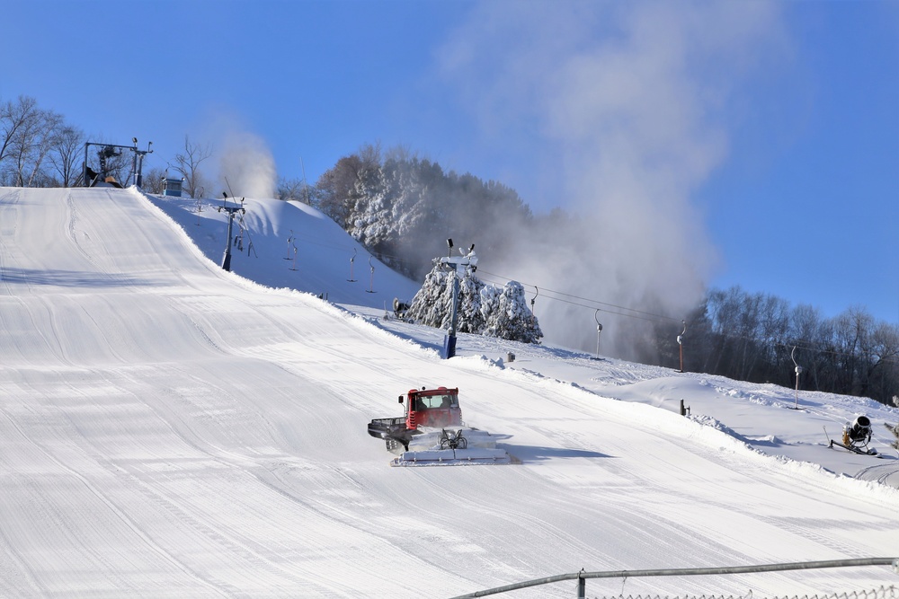 January 2018 operations at Fort McCoy's Whitetail Ridge Ski Area