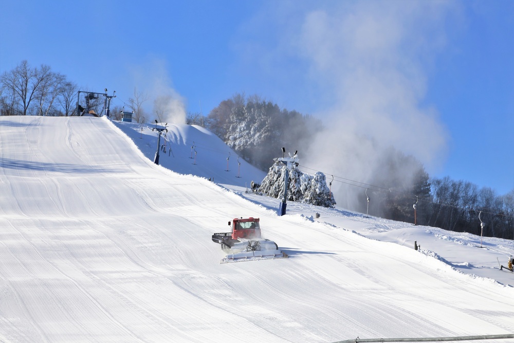 January 2018 operations at Fort McCoy's Whitetail Ridge Ski Area