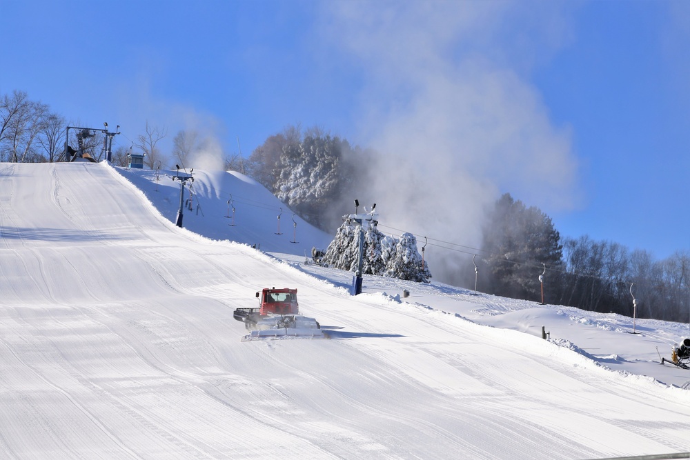 January 2018 operations at Fort McCoy's Whitetail Ridge Ski Area