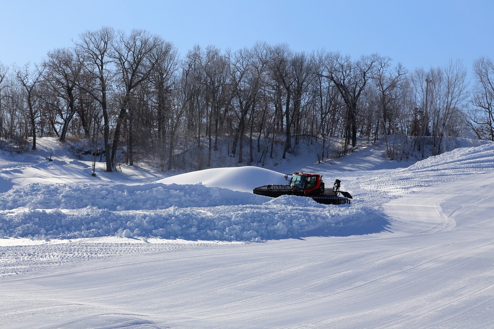 January 2018 operations at Fort McCoy's Whitetail Ridge Ski Area