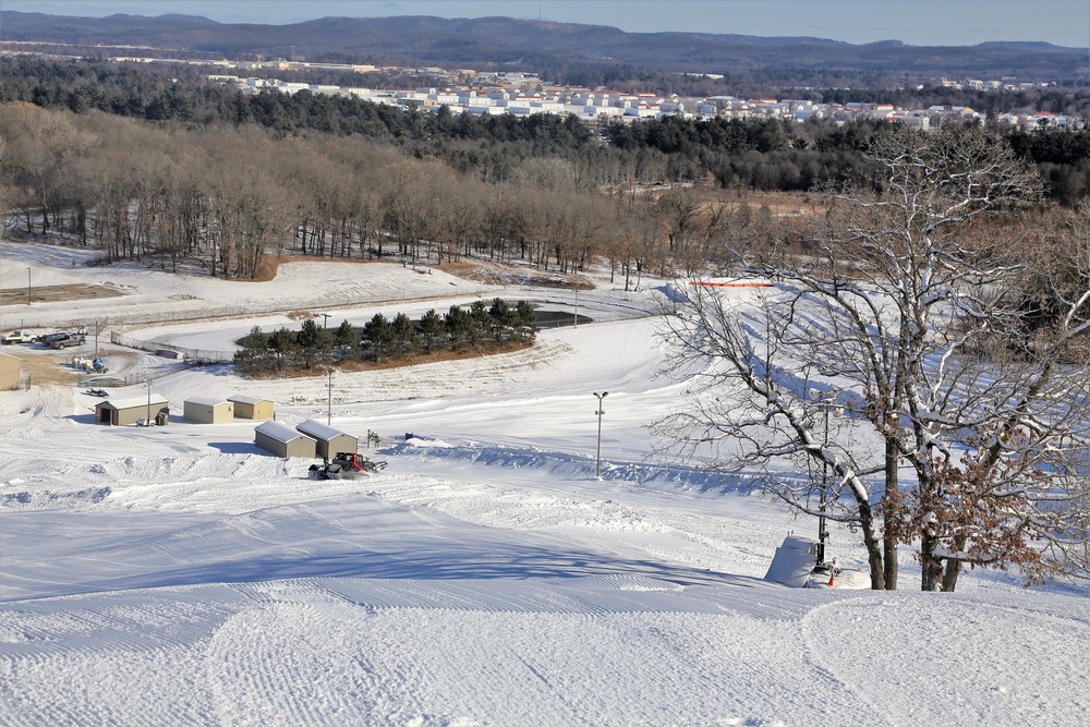 January 2018 operations at Fort McCoy's Whitetail Ridge Ski Area