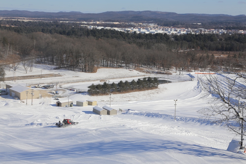 January 2018 operations at Fort McCoy's Whitetail Ridge Ski Area