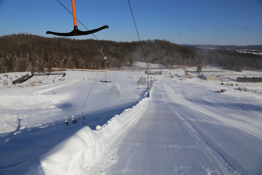 January 2018 operations at Fort McCoy's Whitetail Ridge Ski Area