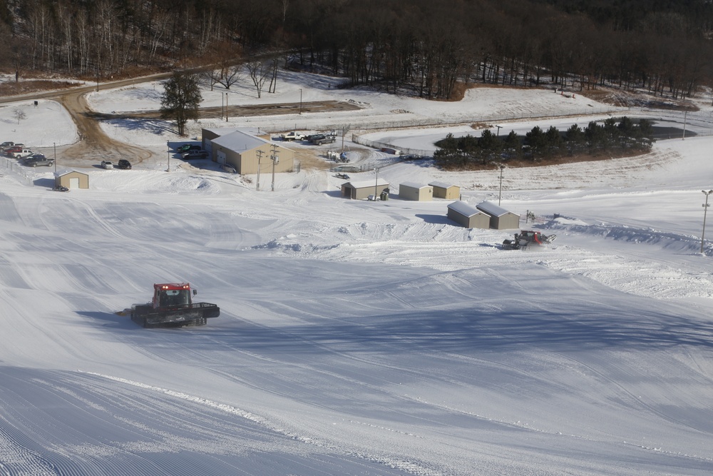 January 2018 operations at Fort McCoy's Whitetail Ridge Ski Area