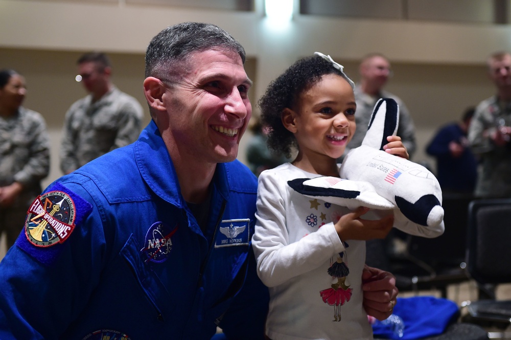 NASA astronaut visits Team Buckley