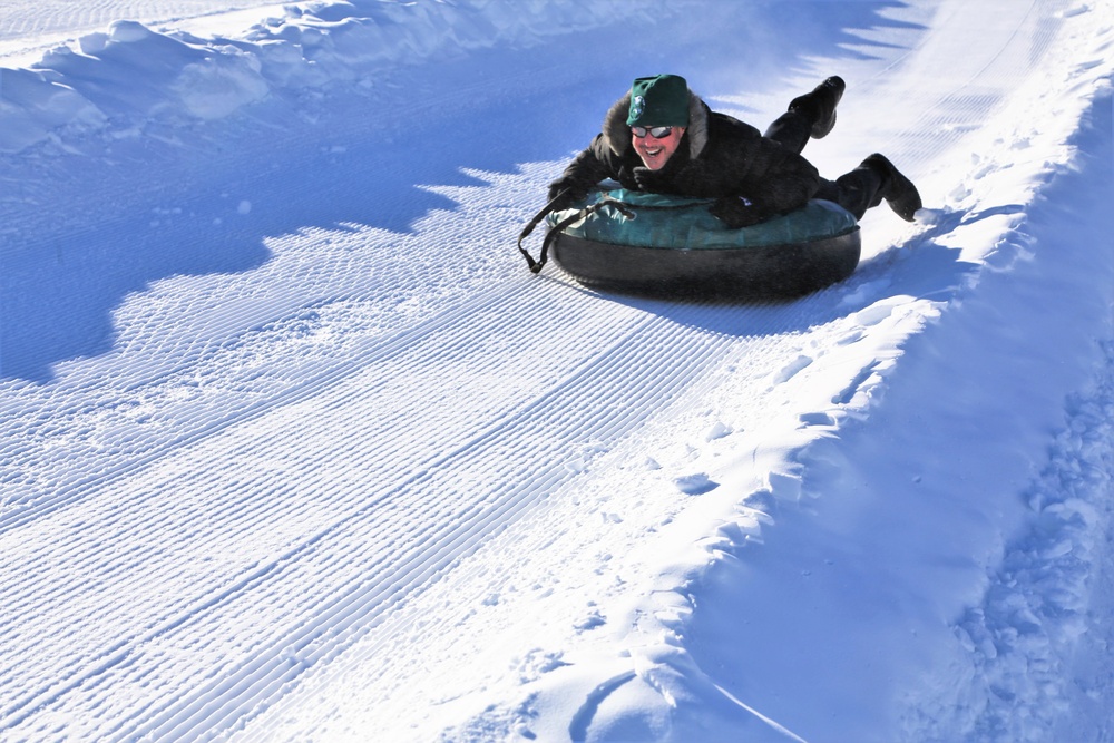 Snow-tubing at Fort McCoy's Whitetail Ridge Ski Area