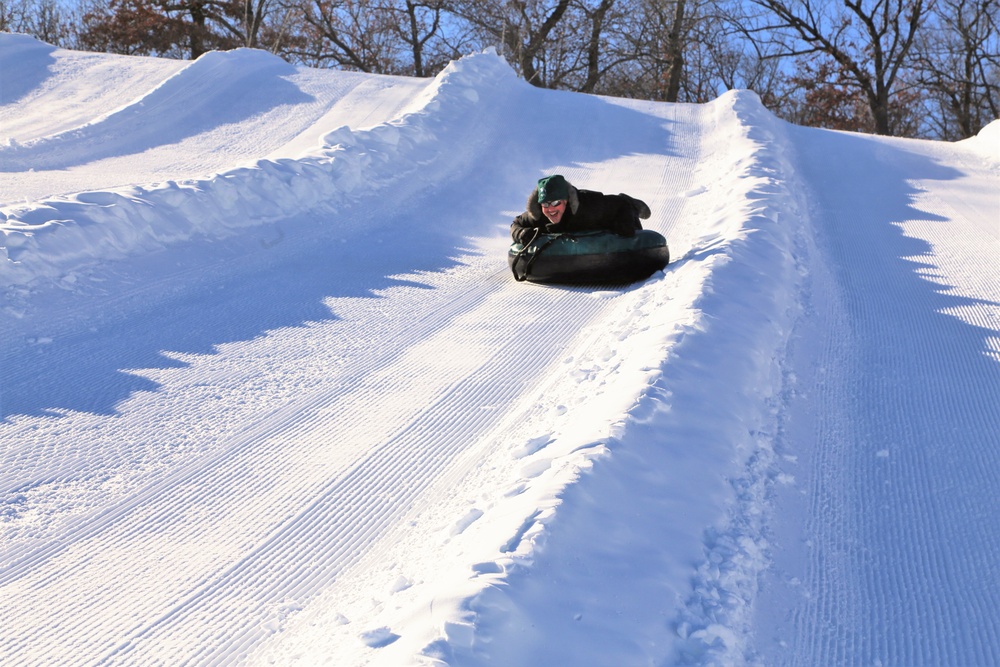 Snow-tubing at Fort McCoy's Whitetail Ridge Ski Area