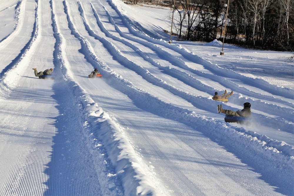 Snow-tubing at Fort McCoy's Whitetail Ridge Ski Area