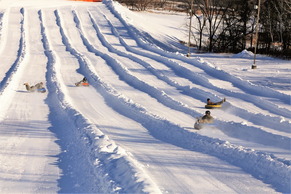 Snow-tubing at Fort McCoy's Whitetail Ridge Ski Area