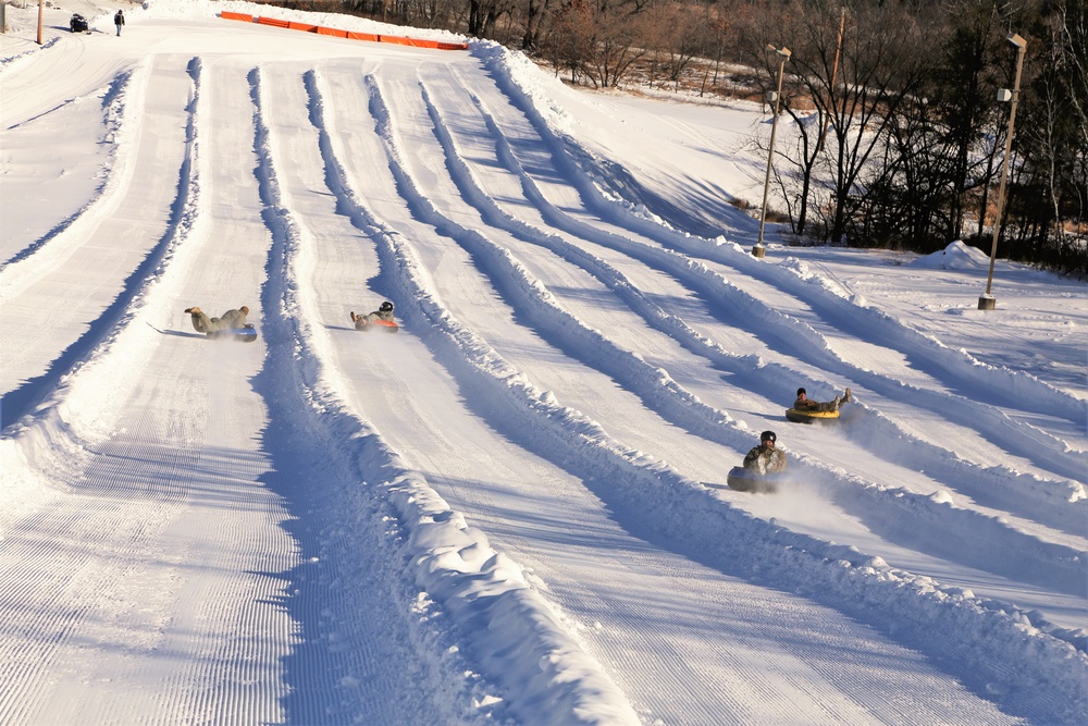 Snow-tubing at Fort McCoy's Whitetail Ridge Ski Area