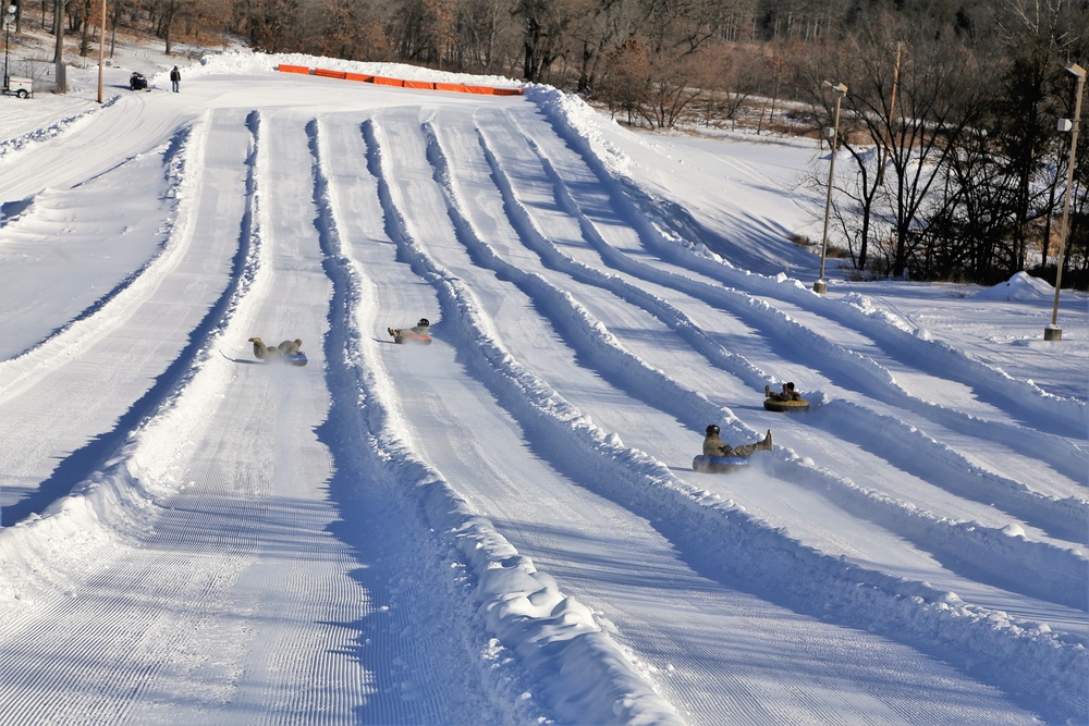 Snow-tubing at Fort McCoy's Whitetail Ridge Ski Area