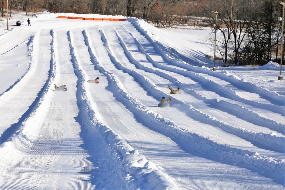 Snow-tubing at Fort McCoy's Whitetail Ridge Ski Area