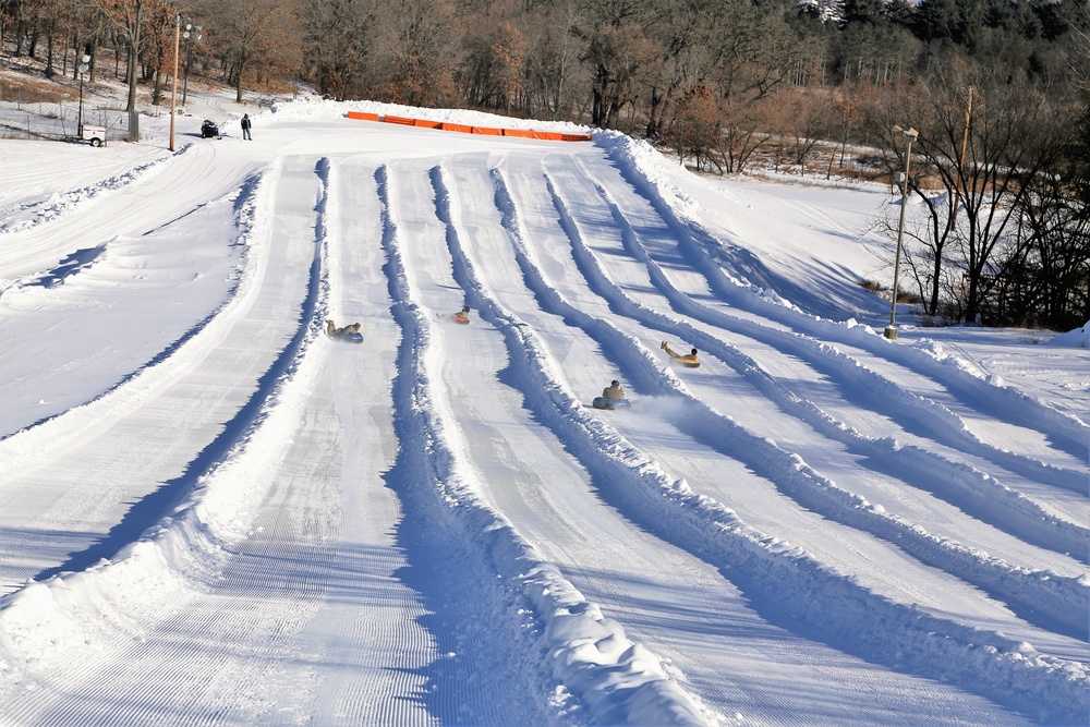 Snow-tubing at Fort McCoy's Whitetail Ridge Ski Area