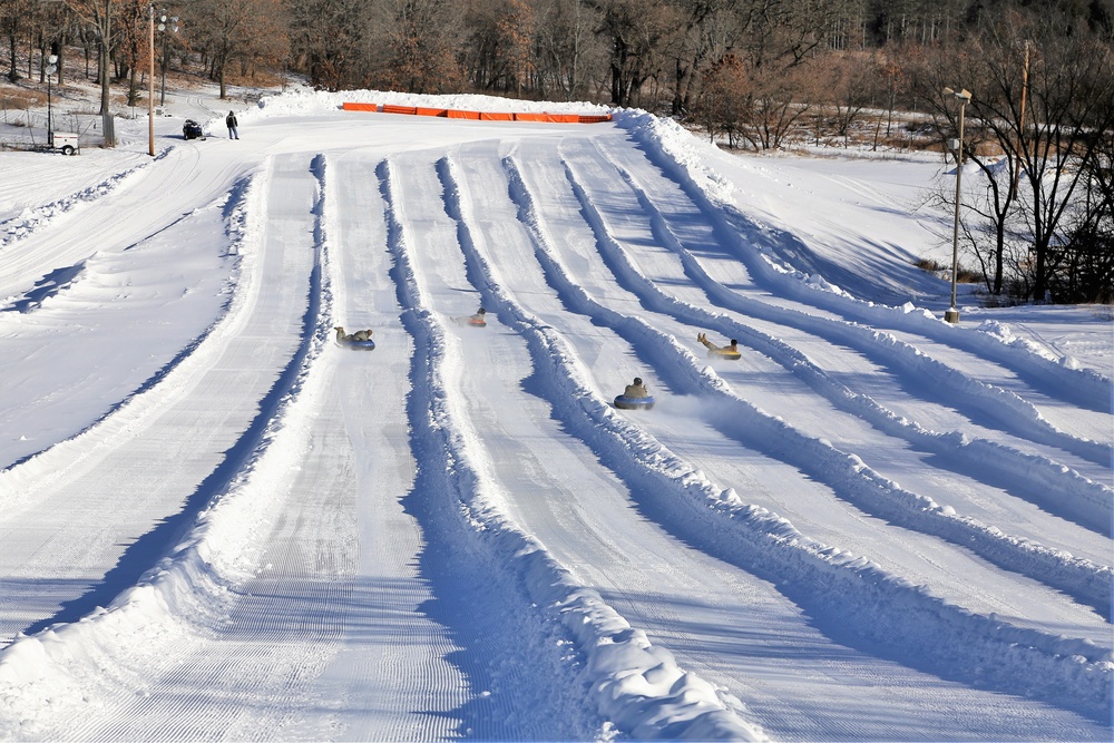 Snow-tubing at Fort McCoy's Whitetail Ridge Ski Area