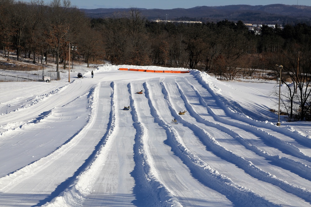 Snow-tubing at Fort McCoy's Whitetail Ridge Ski Area