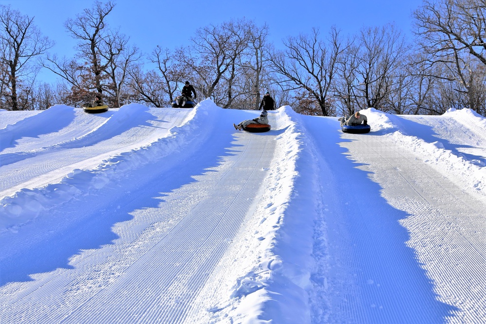 Snow-tubing at Fort McCoy's Whitetail Ridge Ski Area