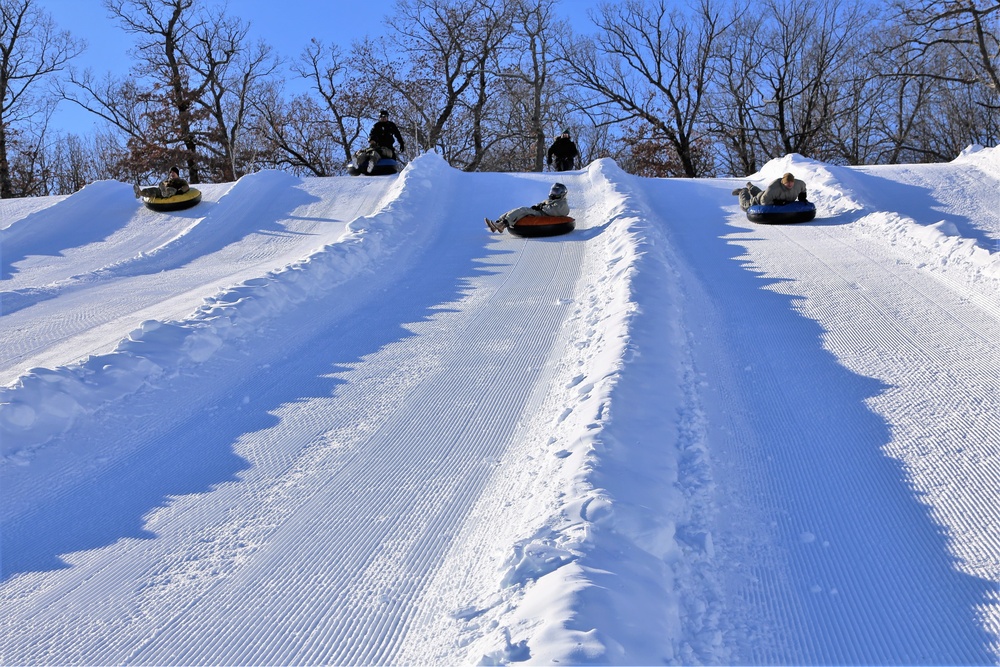 Snow-tubing at Fort McCoy's Whitetail Ridge Ski Area