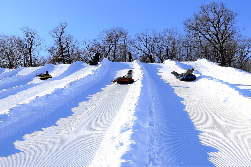 Snow-tubing at Fort McCoy's Whitetail Ridge Ski Area