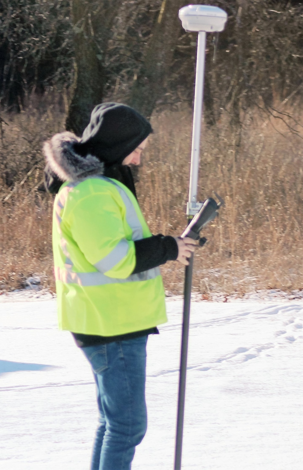 Contractor maps utility lines at Fort McCoy