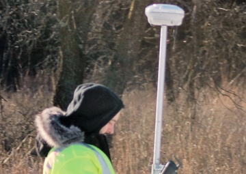 Contractor maps utility lines at Fort McCoy