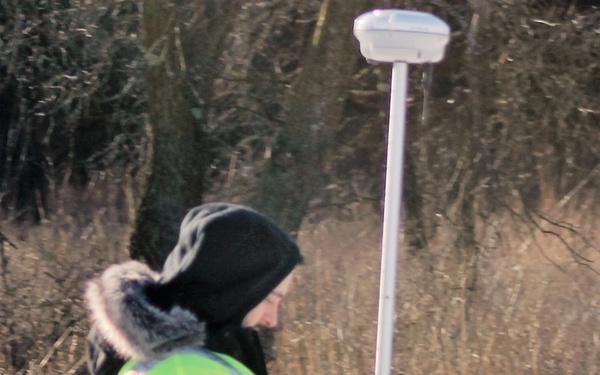 Contractor maps utility lines at Fort McCoy