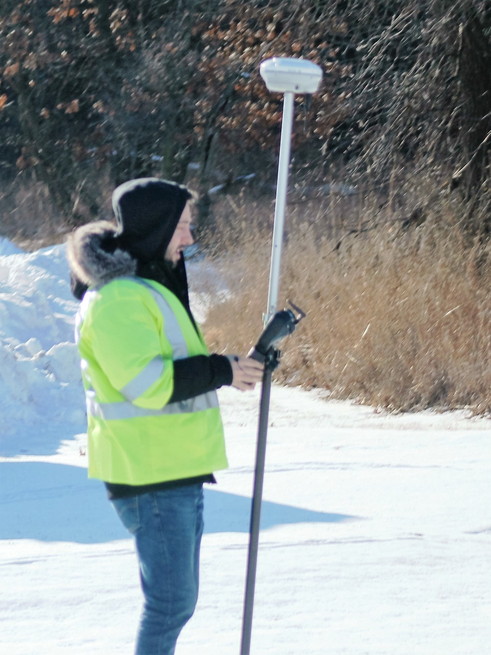 Contractor maps utility lines at Fort McCoy