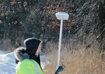 Contractor maps utility lines at Fort McCoy