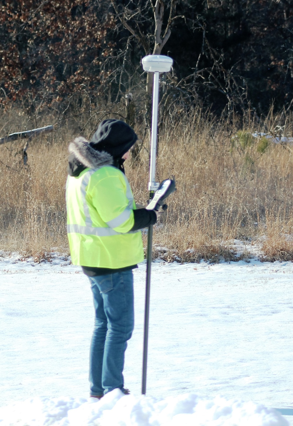 Contractor maps utility lines at Fort McCoy