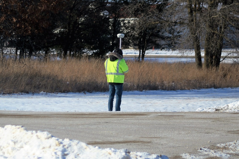 Contractor maps utility lines at Fort McCoy