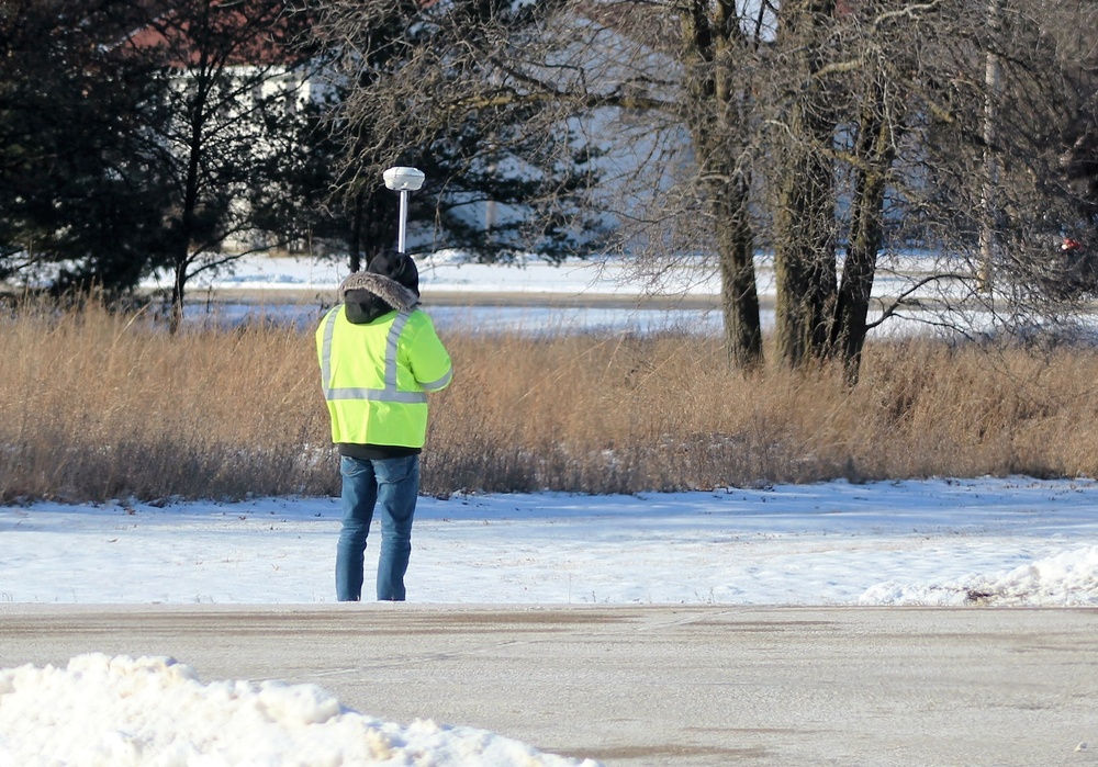 Contractor maps utility lines at Fort McCoy