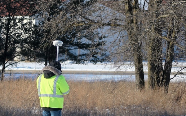 Contractor maps utility lines at Fort McCoy