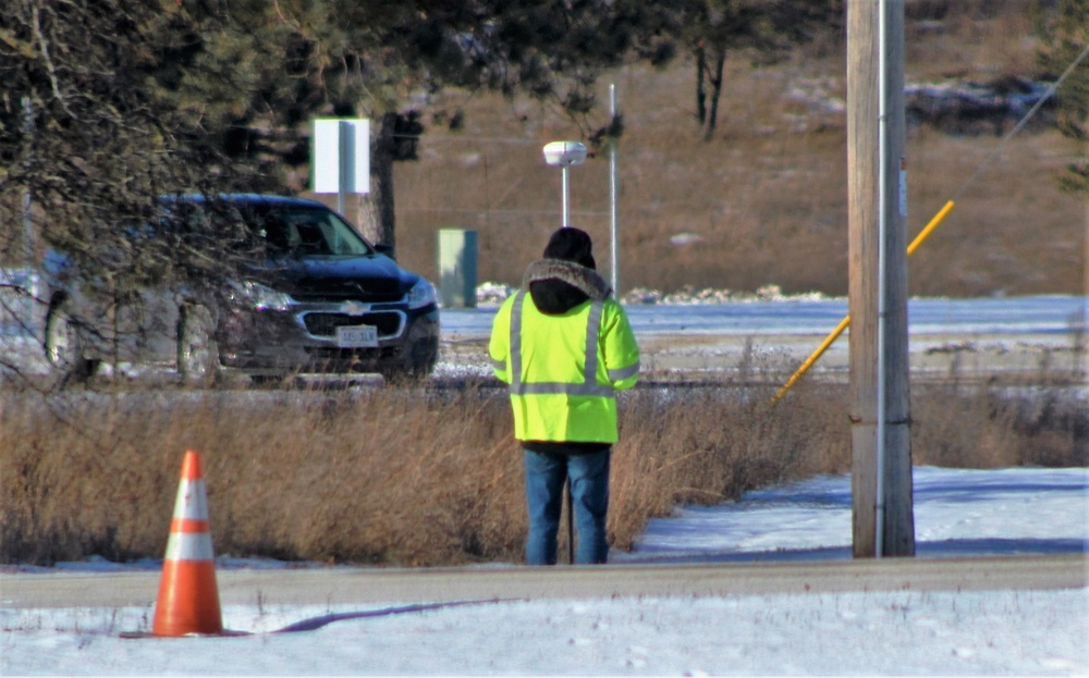 Contractor maps utility lines at Fort McCoy