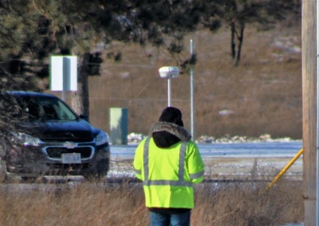 Contractor maps utility lines at Fort McCoy