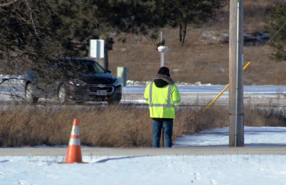 Contractor maps utility lines at Fort McCoy