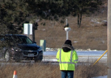 Contractor maps utility lines at Fort McCoy