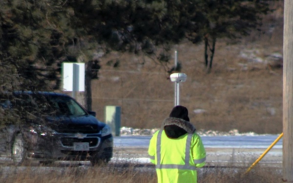 Contractor maps utility lines at Fort McCoy