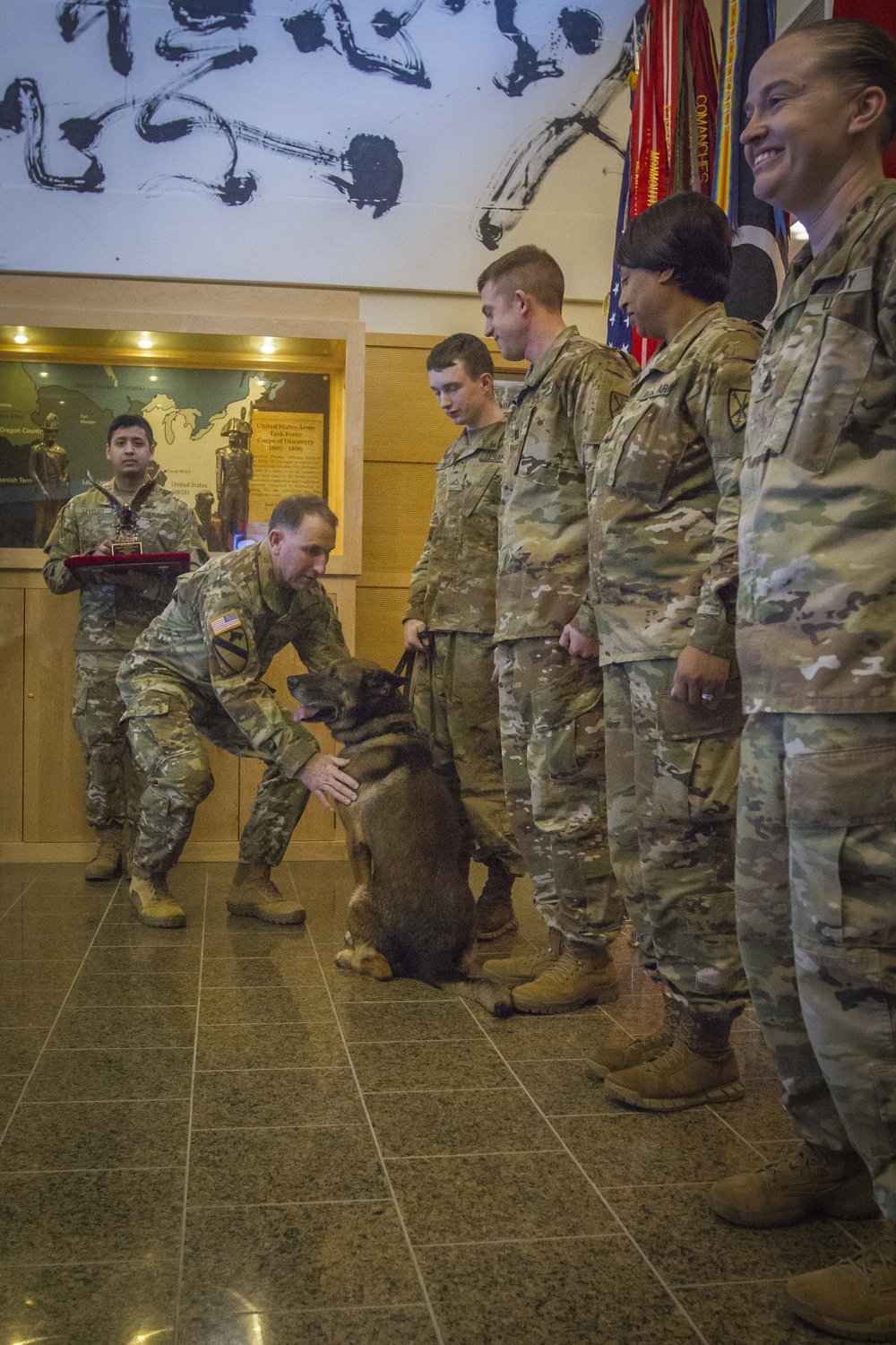 MWD Detachment Receives Eagle Award