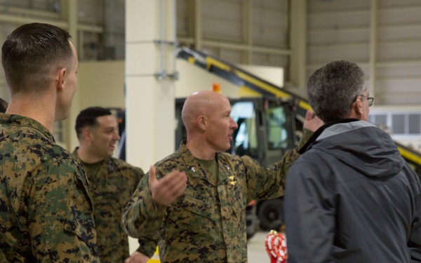 Air transportation division conducts ribbon cutting for air freight facility