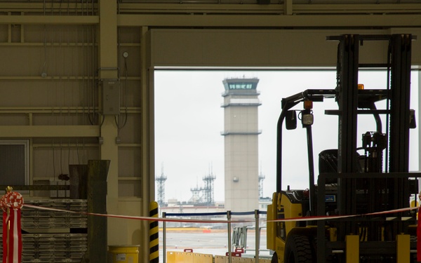 Air transportation division conducts ribbon cutting for air freight facility