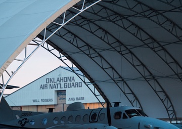 Will Rogers Air National Guard Base: MC-12W at Sunrise