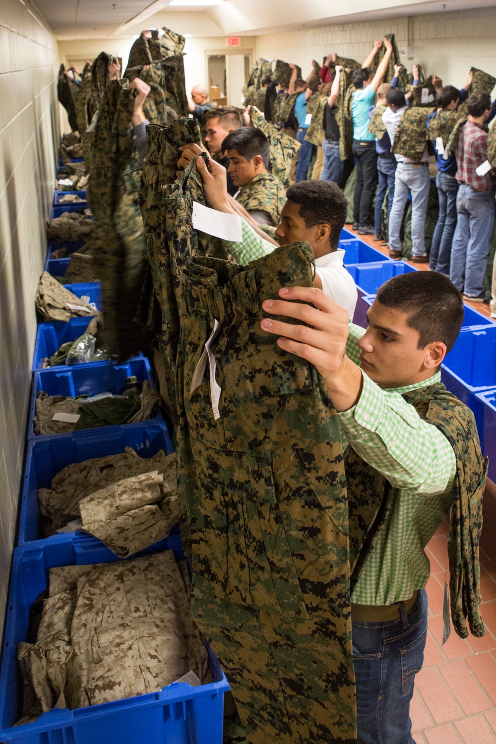 New recruits take first steps to earning title Marine on Parris Island