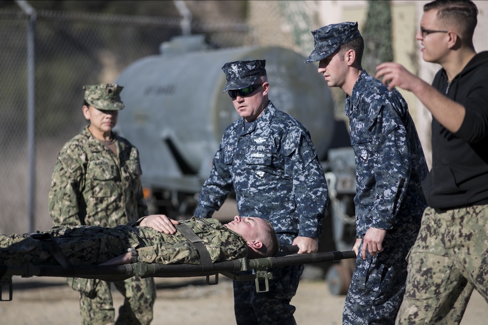 NEMTI holds first ever Navy Role I, II, III EMF training